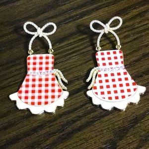 Boutique🧑🏻‍🍳Cute Kitchen Apron Stud Earrings